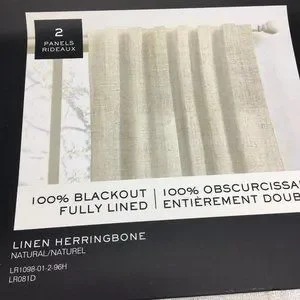 ralph lauren blackout curtains linen herringbone